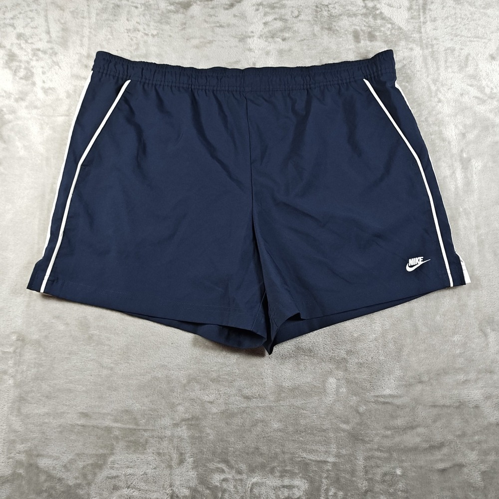 Vintage Nike Sportswear Shorts Men Large Running Striped Embroidered Fit Dry 90s